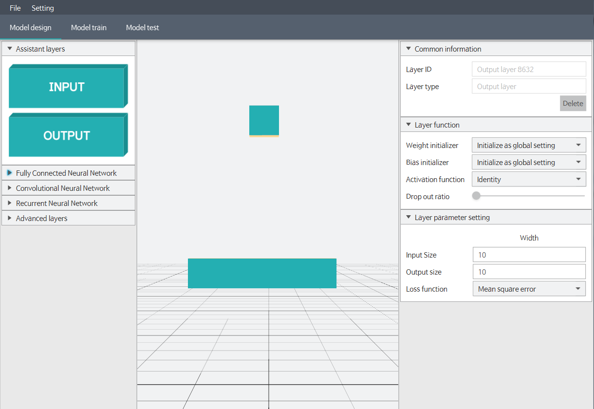 xor problem - design model - add output layer